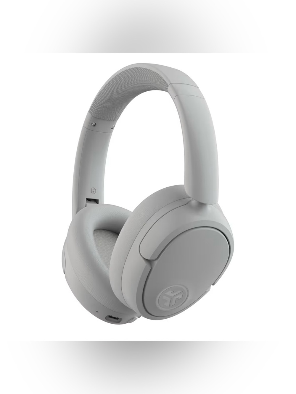Cloud White Over-Ear Wireless Headphones - Noise-Isolating Comfort